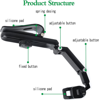 Royelia™ Sun Visor Phone Holder For Content Creation